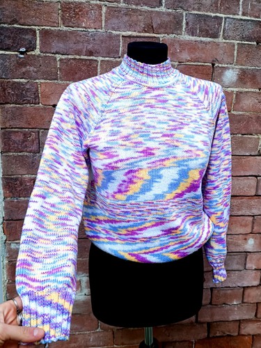 Maglione vintage lana fantasia - maglione,