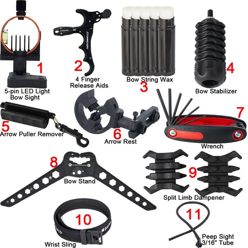 Accessori arco composto - accessori,