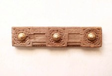 Antico pannello legno architrave trave mandala intaglio vintage casa tempio decorazione parete