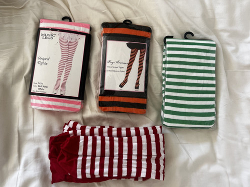 Lotto collant righe leg - collant, a