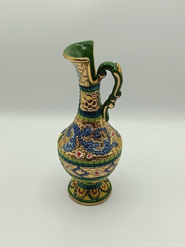 Anfora deruta vintage verde - vintage,