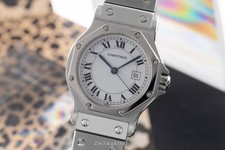 Orologio Uomo Cartier Santos Ronde GM Octagon Automatico Acciaio Medium Ref. 2965