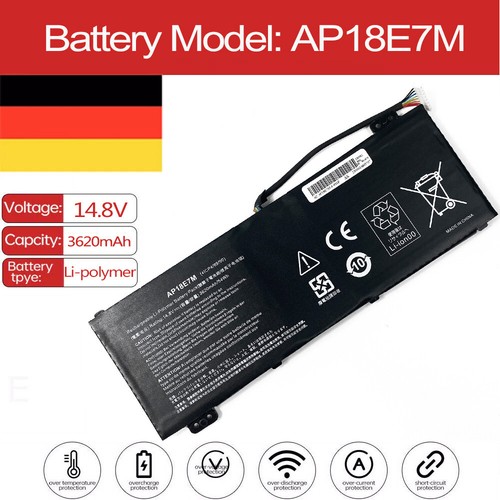 Ap18e7m batteria per acer - batteria,