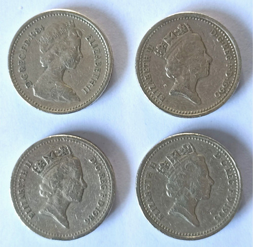 Inghilterra lotto 4 monete - inghilterra,