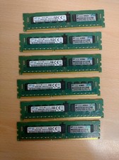 6 banchi ram Server HP/Samsung - 4GB - 24GB Totale pc3-14900r ECC 712381-001...