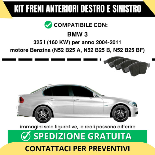 Pastiglie freno anteriori per - pastiglie,