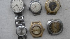 6 vecchi orologi da polso dal 1960 al 1970 circa funzionanti 2 x automatic