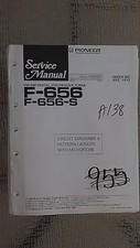 Pioneer f-656 s manuale di