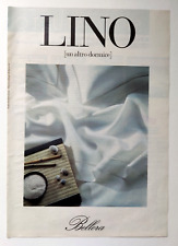 Pubblicita' Bellora Lino Tessile Letto Un Altro Dormire 1999 Advertising (R2)