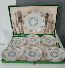 Servizio Dessert Dolce Frutta Porcellana Eschenbach Bavaria Germany Vintage