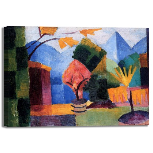 Macke giardino lago thun - lago,