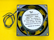 Ventola 220V c.a.  3W  80x80x25  su bronzine  32 CFM  3100 RPM NUOVA  NOS