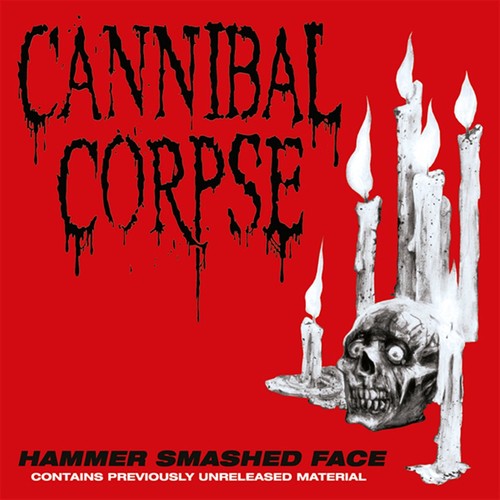 Hammer smashed face - smashed, cannibal