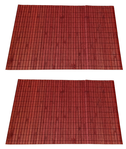 Tovagliette bamboo marrone - 2,