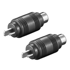 2 x 2 Pin DIN a RCA Presa