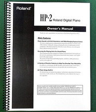 Roland HP-2 Owner's