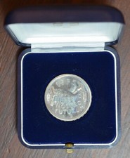 SVIZZERA SWISS -NI/ 5 FRANCHI FRANCS 1975 " HERE DIO NOSTRO FUTURUM "  PROOF BOX