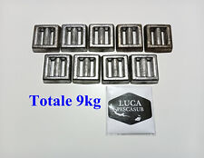 9 Piombi zavorra sub da 1 kg  - Totale 9kg