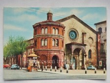 CREMONA Fiat 600 chiosco giornali edicola Chiesa S. Luca vecchia cartolina