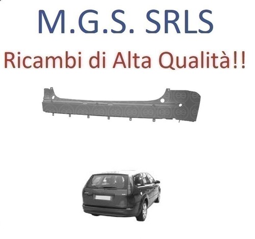 Paraurti posteriore con primer - paraurti,