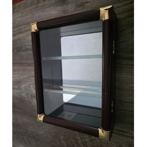 Specchio legno ottone vetro - in,