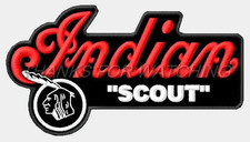 INDIAN SCOUT EMBROIDERED PATCH