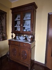 Antica credenza In Legno Noce