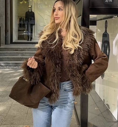 Zara giacca pelliccia - giacca,