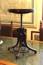 SGABELLO AUTENTICO THONET K3836 / 40 PER PIANOFORTE ANNO 1940 COME INDICATO S