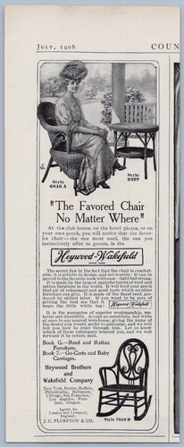 1906 heywood wakefield mobili - heywood,