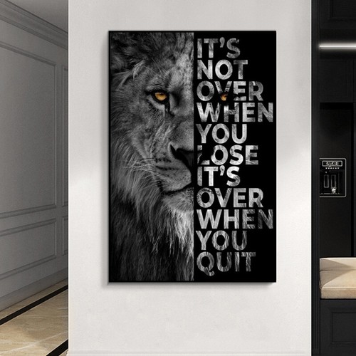 Poster arte parete leone