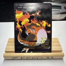 Giant Charizard GX Black Foil