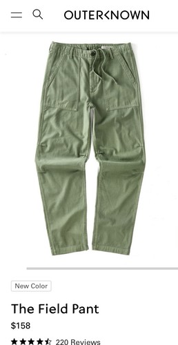 Pantaloni outerknown the field - pantaloni,