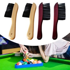 Spazzola per tavolo da biliardo Strumento per la pulizia del manico in legno
