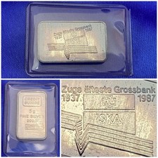 Lingot Argent Pur Swiss Bank