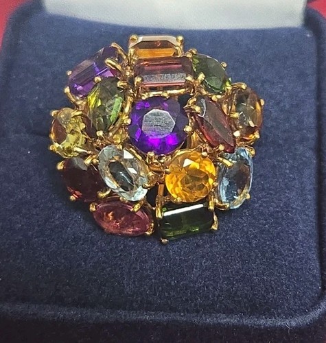 Anello cocktail donna metà