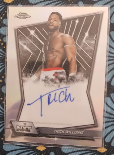 Trick williams auto nxt wwe - auto,