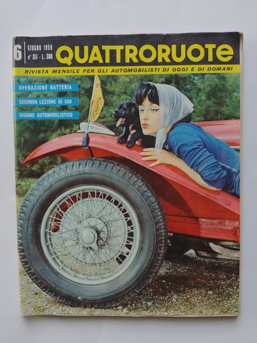Rivista quattroruote anno 1959 - rivista,