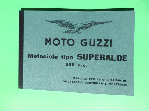 Moto guzzi superalce - moto, 500cc