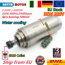 CNC 3KW 220V ER20 water cooled