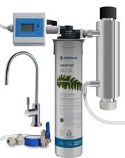 Depuratore Acqua Filtro Everpure H104, Contalitri, Sterilizzatore UV, Rubinetto