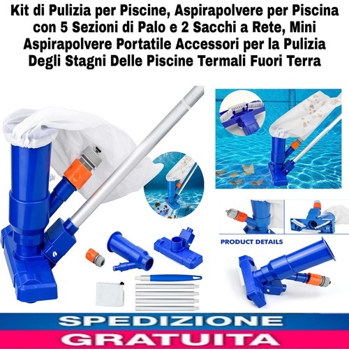 Aspirapolvere piscina - aspirapolvere, x