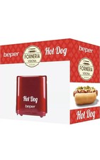 ? MACCHINA PER HOT DOG 5 LIVELLI DI TEMPERATURA DUE PANINI STILE VINTAGE ROSSA