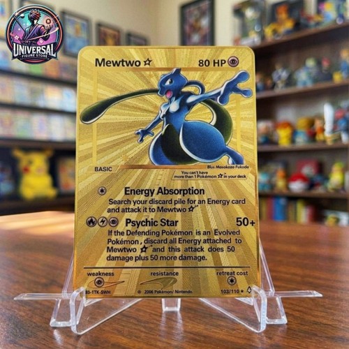 Pokemon mewtwo gold star - mewtwo,