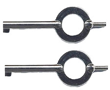 2 chiavi per manette per