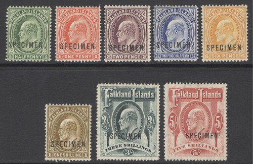 43s 50s falklands 1904 - sg, 43s-50s