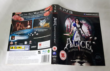 Alice Madness Returns - COPERTINA COVER DEL GIOCO SONY PS3 - ORIGINALE