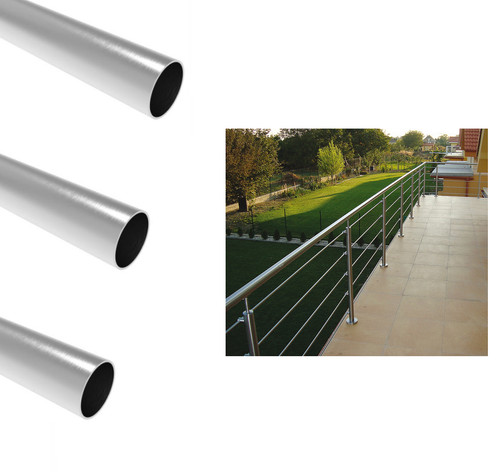 Tubo tondo acciaio inox - , v2a