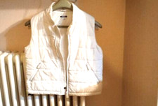 ASPESI PIUMINO SMANICATO BIANCO LATTE- BIMBO/A  7/8 ANNI