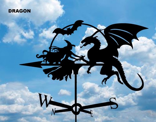 Dragon banderuola metallo - dragon,